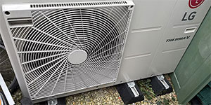 Photo of an Air Source Heat Pump