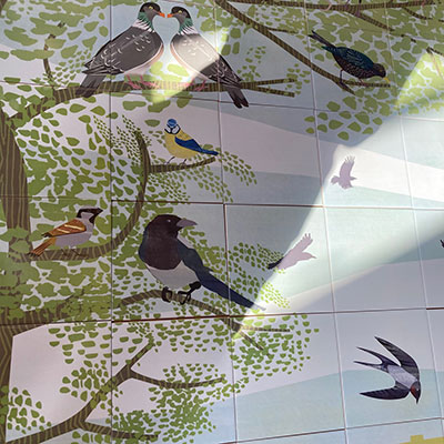 Example of public art to be incorporated into the design