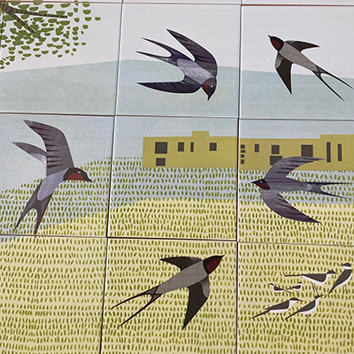 Example of public art to be incorporated into the design