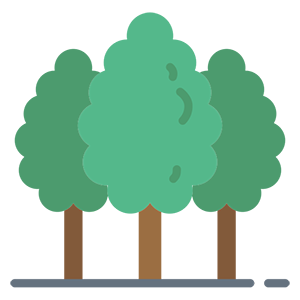 Clip art picture of trees